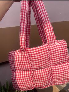 Pinterest Gingham Puffer Bag🌷🌸