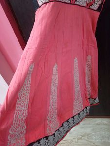 Ethnic Pink Anarkali Kurta