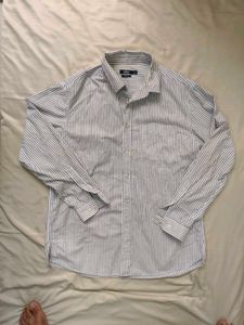 Men's Striped Button-Down Shirt