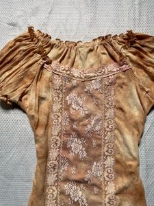 Vintage Boho Tie-Dye Blouse