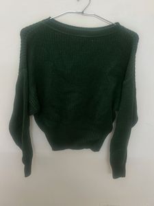 Green Knit Sweater