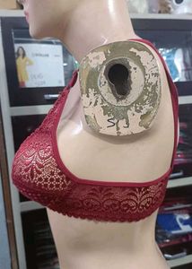 Elegant Red Lace Bra Set
