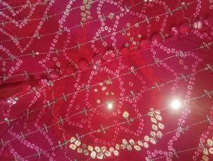 it's red anarkali