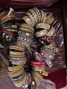 Assorted Stack of Bangles
