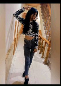 Trendy Tie-Dye Crop Top