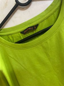 Lime Green Basic T-Shirt