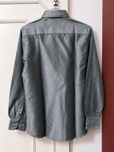 Men's Silver Party Button-Down Shirt