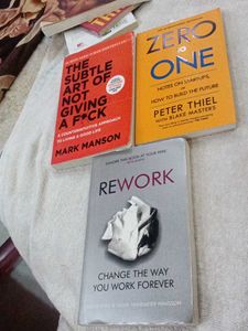 zero to one Rework  the sub subtle 3 book