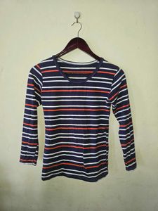 Striped Long Sleeve Top