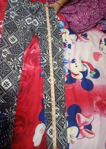Printed Black &amp; White Jeggings