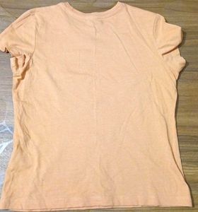 Orange Cotton T-Shirt