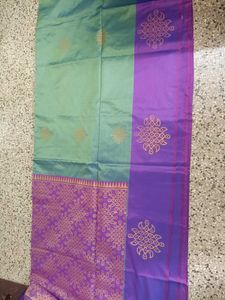 Elegant Semi Silk Saree with Rich Border