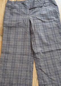 Plaid Wide Leg Pants