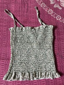 Smocked Floral Cami Top