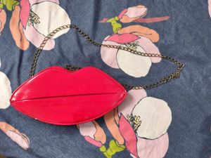 Quirky Red Lips Sling Bag (FIX RATE)