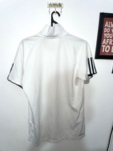 Adidas White Polo T-Shirt