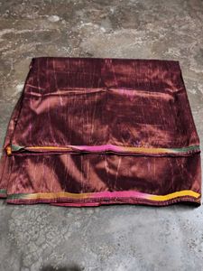 Beautiful Brown Baluchari Silk Saree