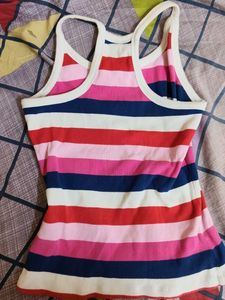 Striped Ribbed Tank Top