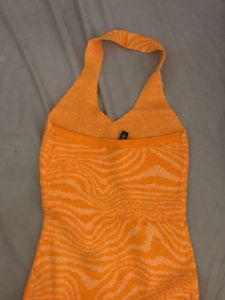 Brand New H&amp;M Crochet Halter Neck Dress