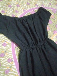 Chic Off-Shoulder Black Jumpsuit