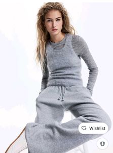 H&amp;M wide joggers Grey Sweatpants