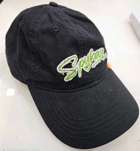 Spykar Men's Streetwear Cotton Baseball Black Cap