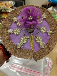 Beautiful Lavender dress for laddu gopal ji.size 4
