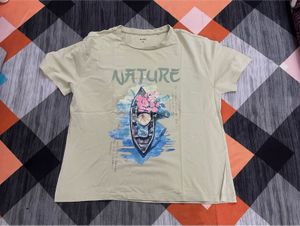 Nature Boat Graphic T-Shirt