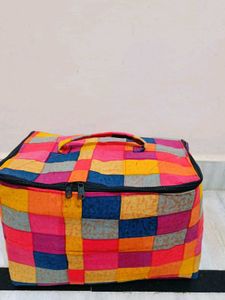 💝✨Vibrant Patchwork Storage Bag