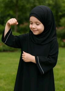 Modest Black Abaya for Girls