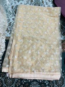 Embellished Cream designer lehnga