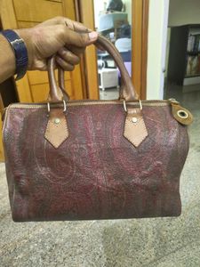 Vintage Etro Paisley Boston Bag