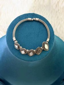 🌟Trending Oxidised Mirror Hasli Bracelet🌟