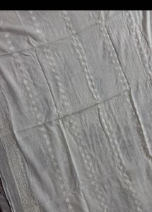 Pure White Hakoba dupatta