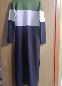 Color Block Long Sleeve bodycon