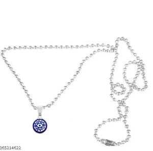 Blue Evil Eye Pendant Necklace