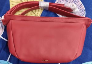 Iykyk Maroon Sold Crossbody Bag