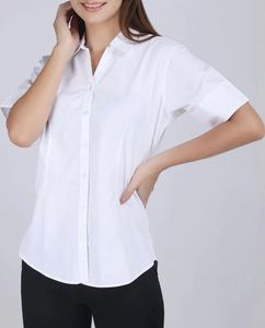 Classic White Short-Sleeve Shirt