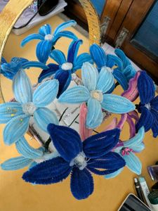 Floral set up - Velvet pipe flowers &amp; Basket