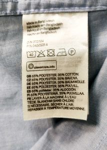 Men's Light Blue H&amp;M Shirt