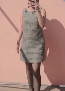 Mini Woolen Dress
