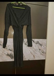 SaleElegant Grey Knit Dress