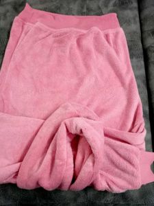 Nike Pink Velour Hoodie