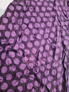 Purple Polka Dot Kurta