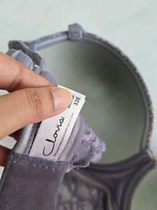 Clovia Balconette Bralette in Dark Grey
