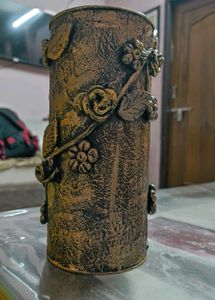​✨ Stylish Handmade Brush Holder - Antique Gold De
