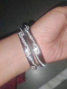 Sparkling Gemstone Bangles