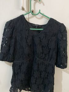 Black Lace Top