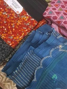 3 comboo new saree Beautiful