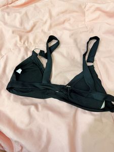 Black Triangle Bikini Top